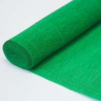 Креп-бумага Простая 140 гр -  рулон 2,5 м ассорти желтые и зеленые тона