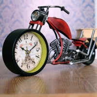 Часы настольные Ретро мотоцикл