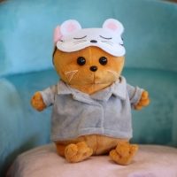Мягкая игрушка кот «Бисквит», в пижаме