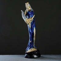 Фигура Богиня Фортуна в голубом платье, 50см
