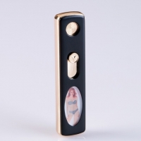 Зажигалка электронная Девушки в бикини, в подарочной коробке, USB, спираль, 8.4х2 с, мик
