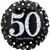 A 18 HB Sparkling Birthday 50 gold