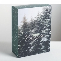 Складная коробка «Зимняя сказка», 22 × 30 × 10 см