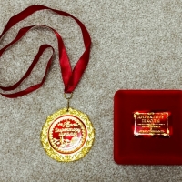 Медаль металл в бархатной коробке Директору школы.